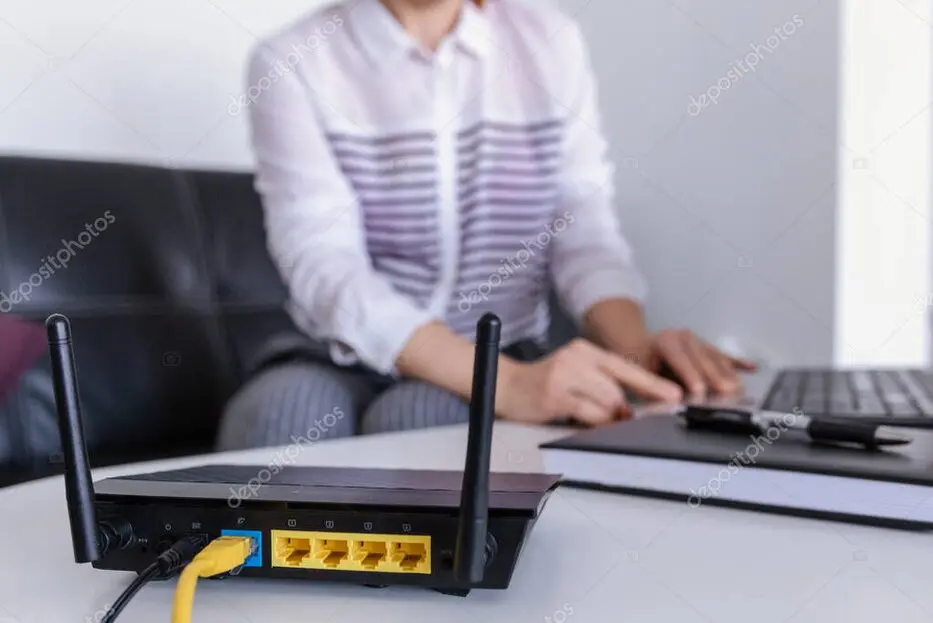 Business cable internet modem and office network