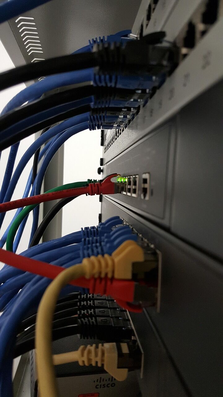Network engineer configuring switches