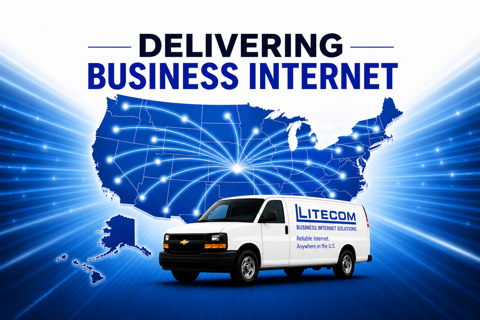 Fiber optic cables representing fast internet