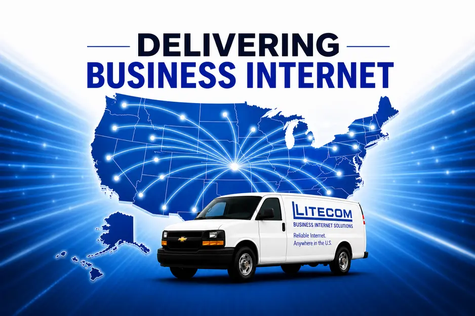 Fiber optic cables representing fast internet