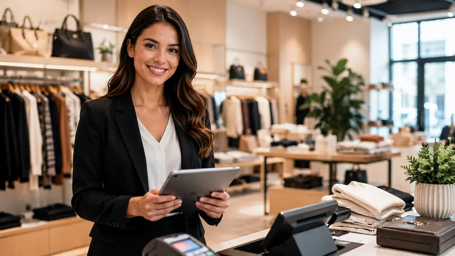 Retail store with POS and networking